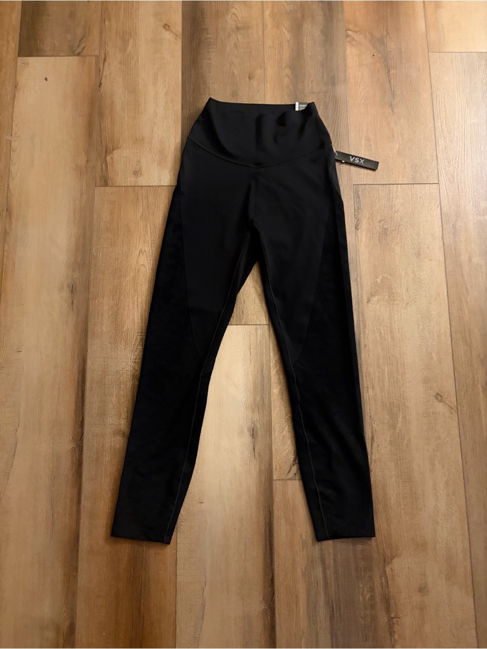 VSX Black High-Rise Kids Athletic Leggings
